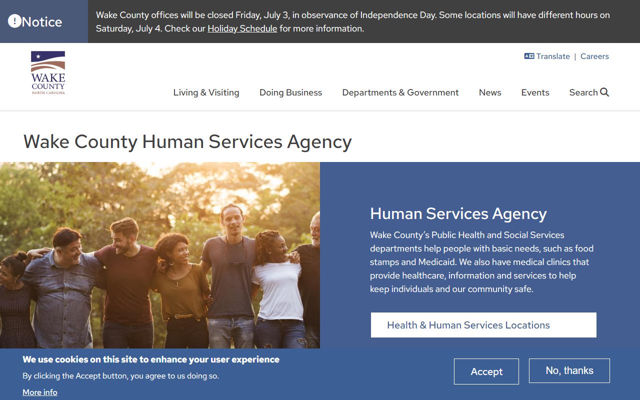 Morrisville phone directory Wake County Health and Human Services
